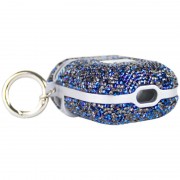 TPU чехол Bling World Rock Diamond для наушников AirPods 1/2, Синий