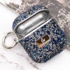 TPU чехол Bling World Rock Diamond для наушников AirPods 1/2, Синий