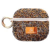 TPU чохол Bling World Rock Diamond для навушників AirPods 3 Золотий