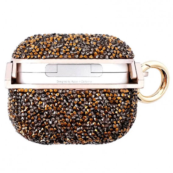 TPU чохол Bling World Rock Diamond для навушників AirPods 3, Золотий