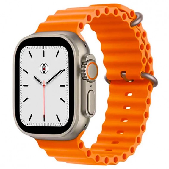 Ремінець Ocean Band для Apple watch 42mm/44mm/45mm/49mm, Помаранчевий / Persimmon