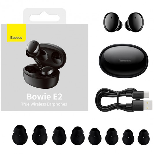 Bluetooth навушники Baseus Bowie E2 TWS (NGTW09), Black - зображення 4 