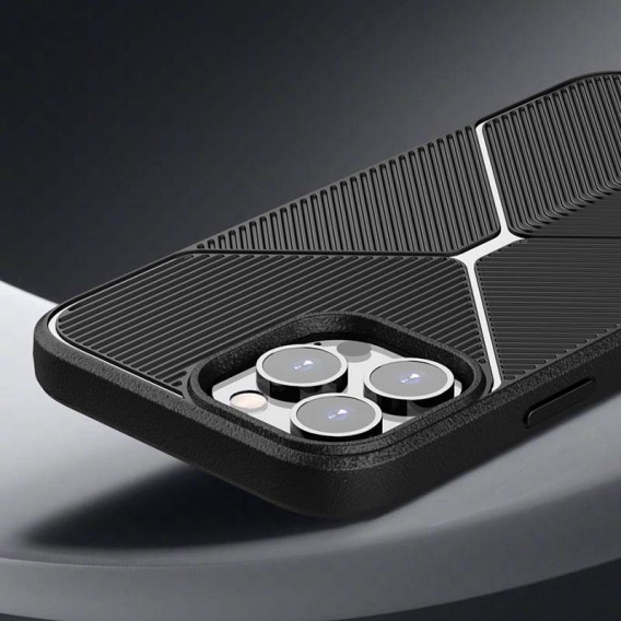 Чохол TPU BlackWood для Apple iPhone 12 Pro Max (6.7"), Чорний