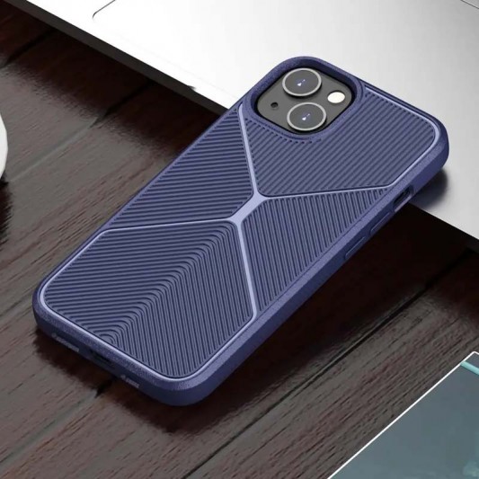 Чехол TPU BlackWood для Apple iPhone 13 (6.1") Синий - изображение 1