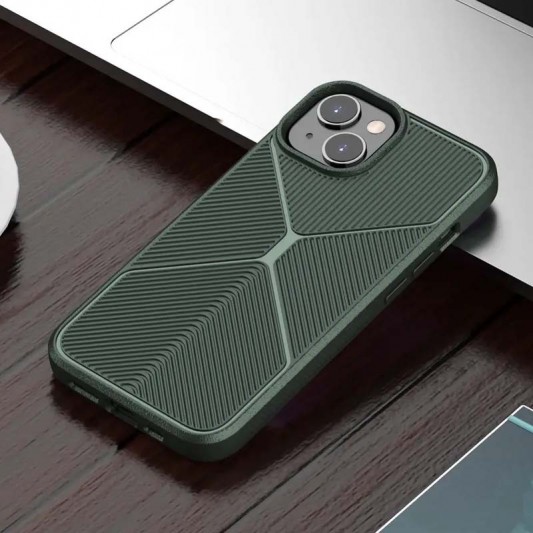 Чохол TPU BlackWood для Apple iPhone 14 (6.1") Зелений - зображення 1 