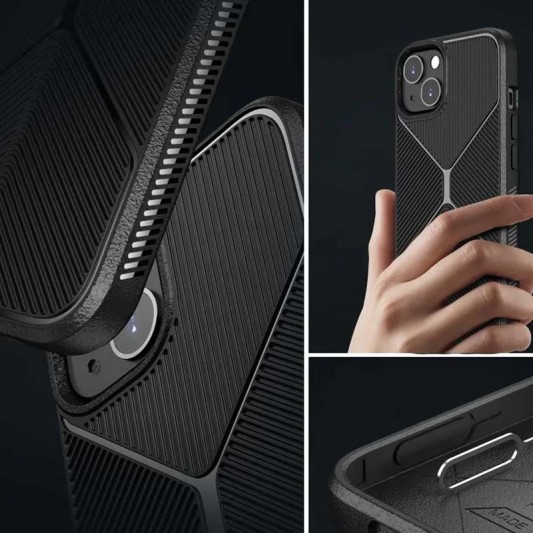 Чохол TPU BlackWood для Apple iPhone 14 (6.1") Чорний - зображення 4 