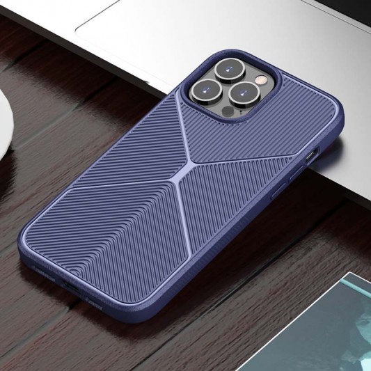Чохол TPU BlackWood для Apple iPhone 14 Pro Max (6.7") Синій - зображення 1 