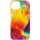 Кожаный чехол Colour Splash для Apple iPhone 11 (6.1") Yellow / Red