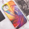 Шкіряний чохол Colour Splash with MagSafe для Apple iPhone 13 (6.1"), Orange / Red