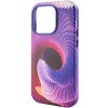 Шкіряний чохол Colour Splash with MagSafe для Apple iPhone 13 Pro (6.1"), Purple / Pink