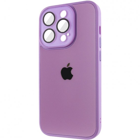 Чохол TPU+Glass Sapphire Midnight для Apple iPhone 12 Pro (6.1"), Бузковий / Lilac