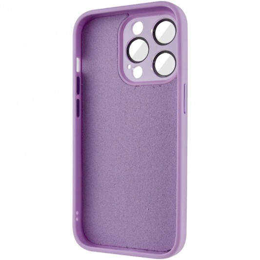 Чехол TPU+Glass Sapphire Midnight для Apple iPhone 12 Pro (6.1"), Сиреневый / Lilac - изображение 3