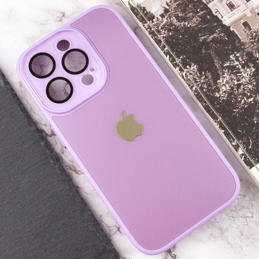 Чехол TPU+Glass Sapphire Midnight для Apple iPhone 12 Pro (6.1"), Сиреневый / Lilac - изображение 4