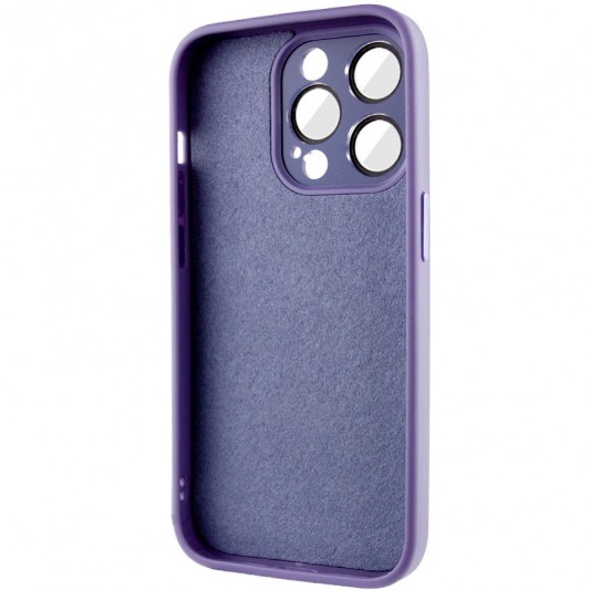 Чехол TPU+Glass Sapphire Midnight для Apple iPhone 12 Pro (6.1"), Сиреневый / Dasheen - изображение 3