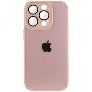 Чехол TPU+Glass Sapphire Midnight для Apple iPhone 12 Pro (6.1"), Розовый / Pink Sand