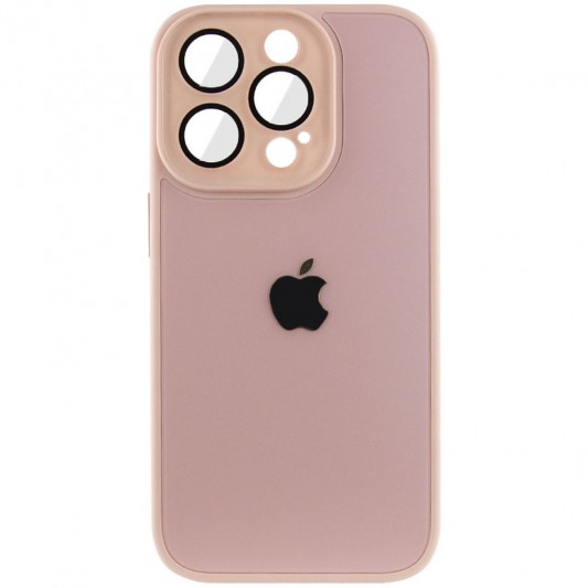Чехол TPU+Glass Sapphire Midnight для Apple iPhone 12 Pro (6.1"), Розовый / Pink Sand