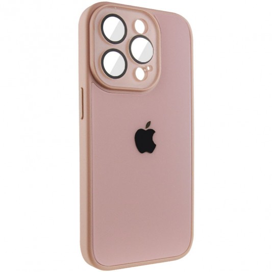 Чехол TPU+Glass Sapphire Midnight для Apple iPhone 12 Pro (6.1"), Розовый / Pink Sand - изображение 1
