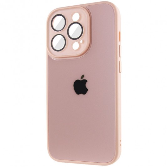 Чехол TPU+Glass Sapphire Midnight для Apple iPhone 12 Pro (6.1"), Розовый / Pink Sand - изображение 2