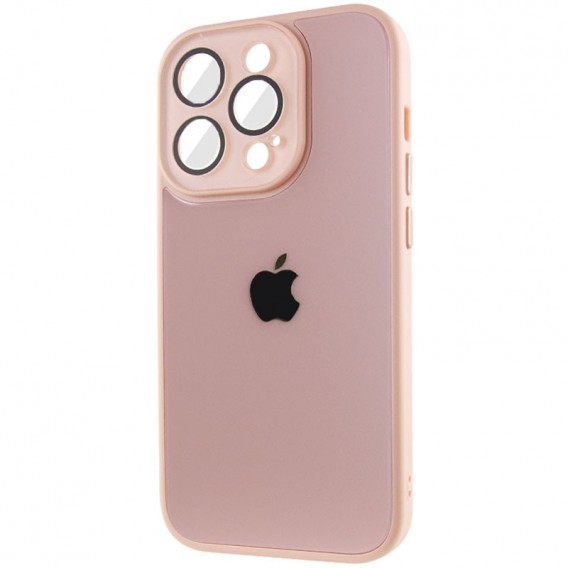 Чохол TPU+Glass Sapphire Midnight для Apple iPhone 12 Pro (6.1"), Рожевий / Pink Sand