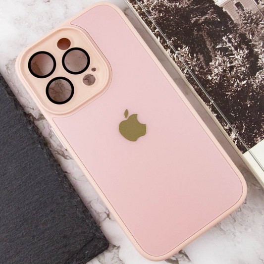 Чехол TPU+Glass Sapphire Midnight для Apple iPhone 12 Pro (6.1"), Розовый / Pink Sand - изображение 4