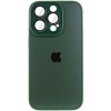 Чехол TPU+Glass Sapphire Midnight для Apple iPhone 12 Pro (6.1"), Зеленый / Forest green