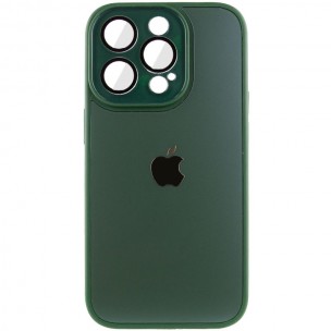 Чехол TPU+Glass Sapphire Midnight для Apple iPhone 12 Pro (6.1"), Зеленый / Forest green