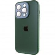 Чехол TPU+Glass Sapphire Midnight для Apple iPhone 12 Pro (6.1"), Зеленый / Forest green