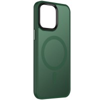 TPU+PC чехол Metal Buttons with MagSafe Colorful для Apple iPhone 14 (6.1
