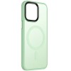 TPU+PC чехол Metal Buttons with MagSafe Colorful для Apple iPhone 14 (6.1"), Мятный