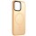 TPU+PC чохол Metal Buttons with MagSafe Colorful для Apple iPhone 14 (6.1") Персиковий / Orange