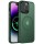 TPU+PC чохол Metal Buttons with MagSafe Colorful для Apple iPhone 14 Pro Max (6.7") Зелений / Dark Green