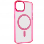 Чехол TPU Iris with MagSafe для iPhone 12 Pro Max (6.7"), Малиновый
