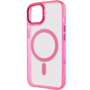 Чехол TPU Iris with MagSafe для iPhone 12 Pro Max (6.7"), Малиновый