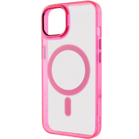 Чехол TPU Iris with MagSafe для iPhone 12 Pro Max (6.7"), Малиновый