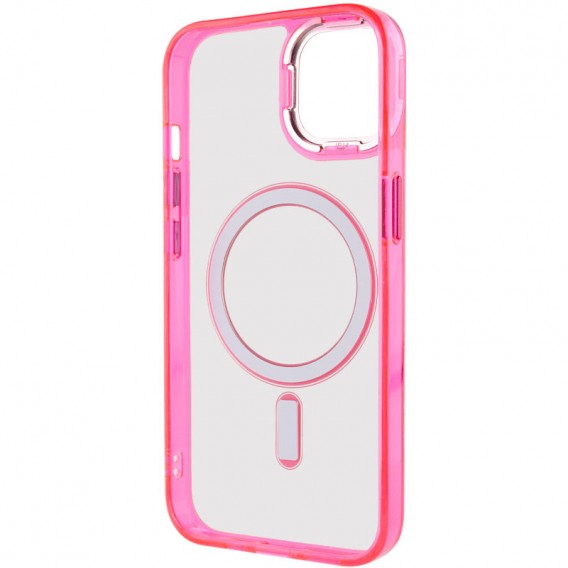 Чехол TPU Iris with MagSafe для iPhone 12 Pro Max (6.7"), Малиновый