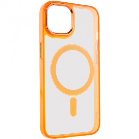 Чехол TPU Iris with MagSafe для Apple iPhone 12 Pro Max (6.7") Оранжевый - изображение 1