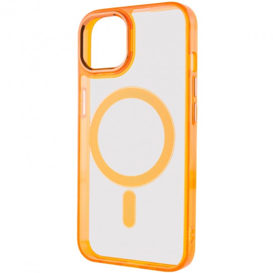 Чехол TPU Iris with MagSafe для Apple iPhone 12 Pro Max (6.7") Оранжевый - изображение 2