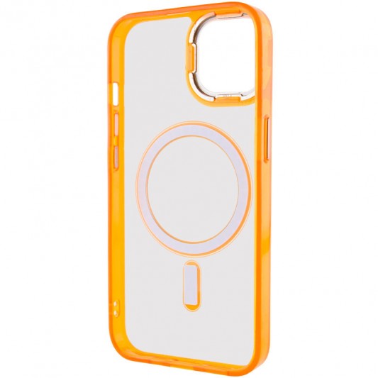 Чехол TPU Iris with MagSafe для Apple iPhone 12 Pro Max (6.7") Оранжевый - изображение 3
