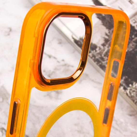 Чехол TPU Iris with MagSafe для Apple iPhone 12 Pro Max (6.7"), Оранжевый