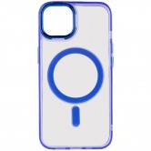 Чехол TPU Iris with MagSafe для Apple iPhone 13 (6.1 дюйма) Синий