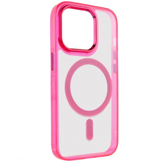 Чехол TPU Iris with MagSafe для iPhone 13 Pro (6.1"), Малиновый