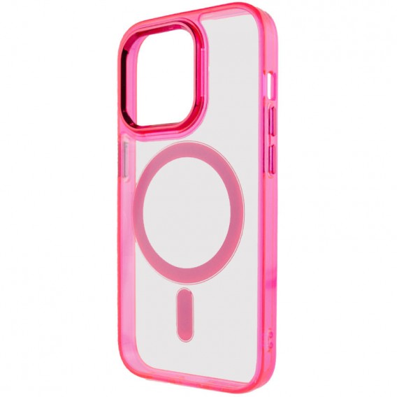 Чехол TPU Iris with MagSafe для iPhone 13 Pro (6.1"), Малиновый