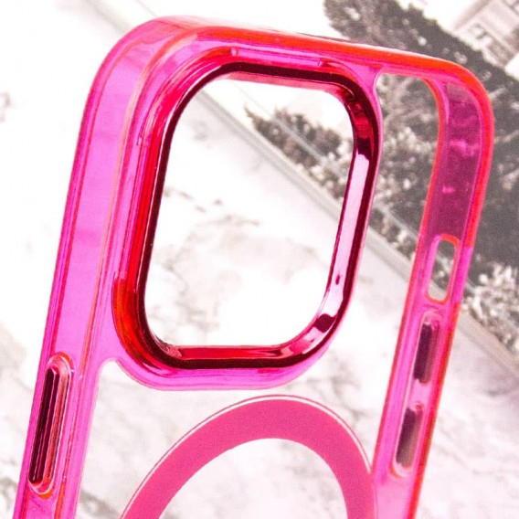 Чехол TPU Iris with MagSafe для iPhone 13 Pro (6.1"), Малиновый