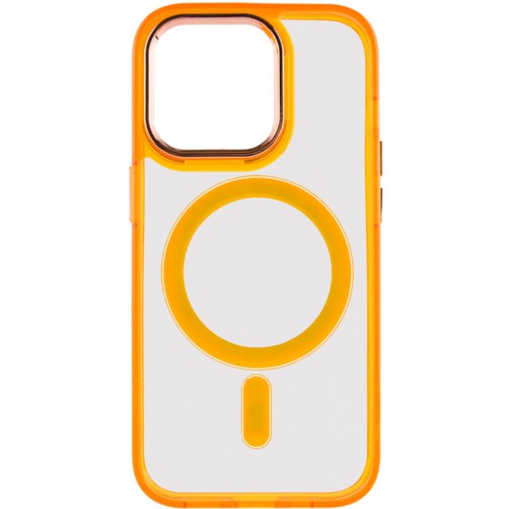 Чехол TPU Iris with MagSafe для Apple iPhone 13 Pro (6.1") Оранжевый