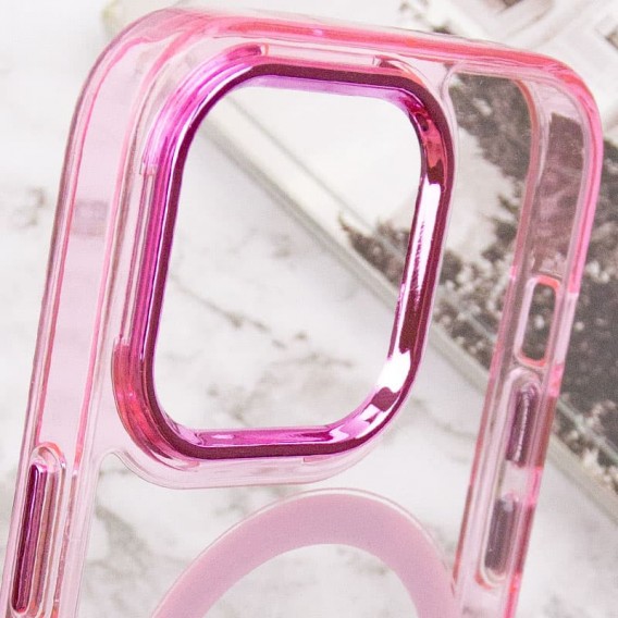 Чехол TPU Iris with MagSafe для Apple iPhone 13 Pro (6.1"), Розовый