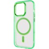 Чехол TPU Iris with MagSafe для Apple iPhone 13 Pro Max (6.7"), Салатовый