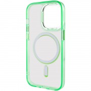 Чехол TPU Iris with MagSafe для Apple iPhone 13 Pro Max (6.7"), Салатовый