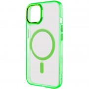 Чехол TPU Iris with MagSafe для Apple iPhone 14 (6.1"), Салатовый
