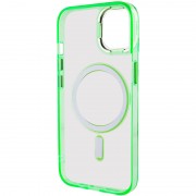 Чехол TPU Iris with MagSafe для Apple iPhone 14 (6.1"), Салатовый