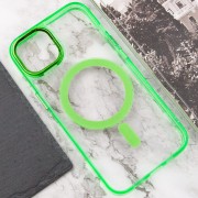 Чехол TPU Iris with MagSafe для Apple iPhone 14 (6.1"), Салатовый